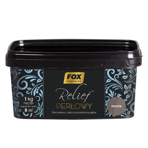 Masa cienkowarstwowa RELIEF PERŁOWY Mocha 1 kg