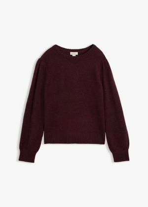 Sweter z bufiastymi rękawami