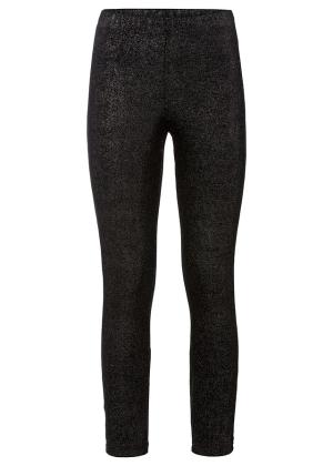 Legginsy z połyskiem z aksamitu