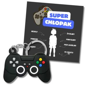 BRELOK GAMERA DO KLUCZY PAD GAME BRELOCZEK DLA SUPER CHŁOPAKA PREZENT