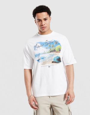 New Era T-Shirt Ne Beach Graphic Os None