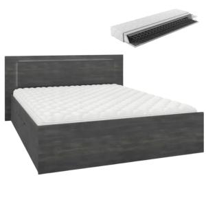 Łóżko sypialniane FABIO 160x200 z materacem FANTASY stylowe PRODUCENT PL