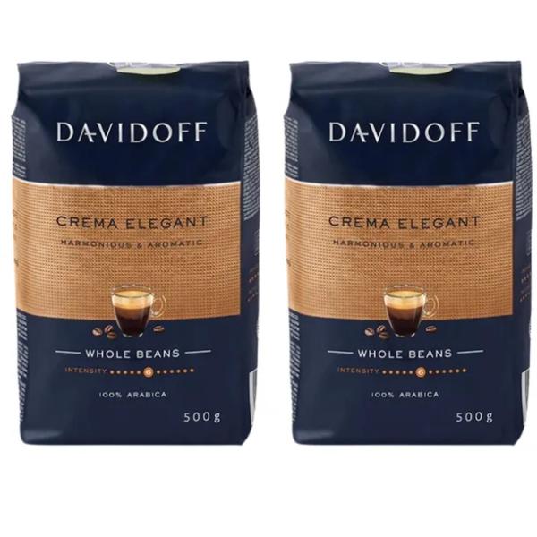 Davidoff Cafe Crema Elegant Kawa Ziarnista 500 g x2