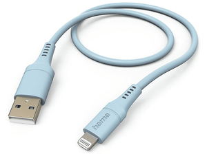 Kabel HAMA Ładujący/data Flexible USB-A - Lightning 1.5m Niebieski