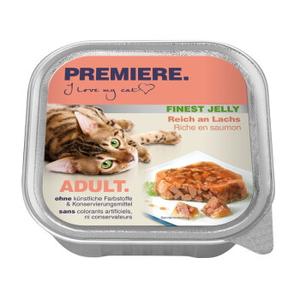 PREMIERE Adult Łosoś w galarecie 16 x 100 g Produkt bogaty w łososia 32x100 g