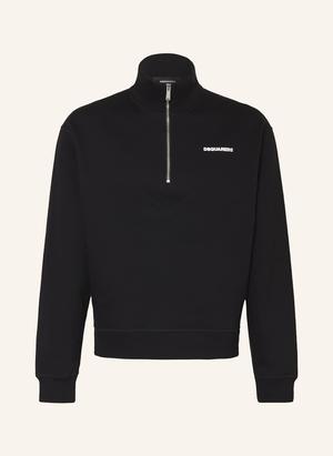 dsquared2 Bluza Dresowa Typu Troyer schwarz