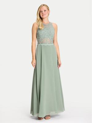 Swing Sukienka wieczorowa 5AI01400 Zielony Regular Fit