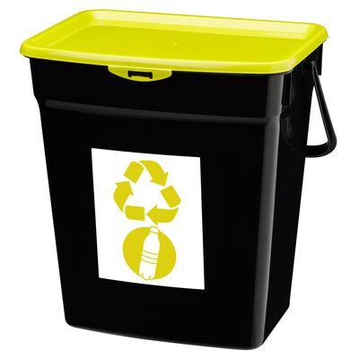 Pojemnik do segregacji 10 l żółty