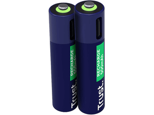 Akumulatory TRUST AAA USB-C 2 szt.