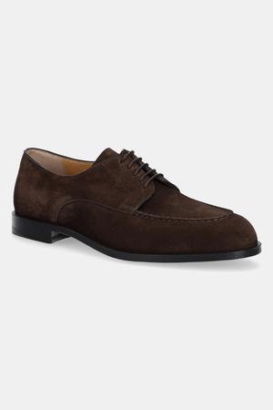 Bally półbuty zamszowe