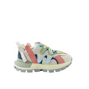 Damskie sneakersy skórzane multikolor GOE TT2N4019
