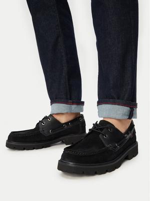 Clarks Loafersy Cleyhill Boat 26186175 Czarny