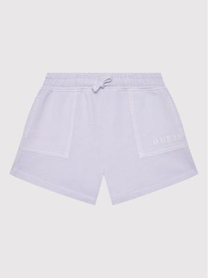 Guess Szorty sportowe J2GD01 KB4O0 Fioletowy Regular Fit