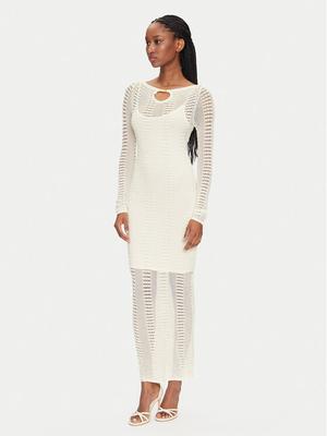 Marciano Guess Sukienka dzianinowa 5GGK45 5869Z Biały Regular Fit