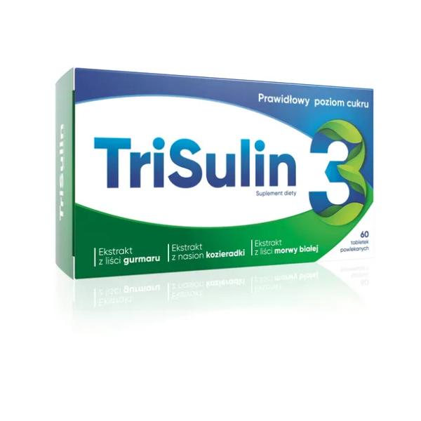 TriSulin 3 prawidłowy poziom cukru 60 tabletek