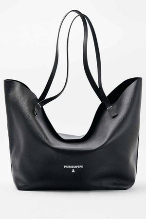 Torba typu shopper z międlonej skóry