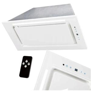 Okap kuchenny do zabudowy 60 cm Toflesz LINEA GLASS 850m3/h SZKŁO BIAŁY LED