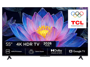 Telewizor LED TCL 55P6L 55" 4K Google TV Game Master Czarny