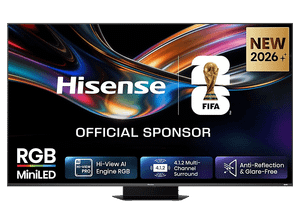 Telewizor RGB MiniLED HISENSE 65UR9S 65" 4K 170Hz Dolby Vision FreeSync Premium Pro Grafitowy