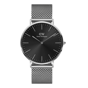 Daniel Wellington DW Watch Classic Mesh Onyx 40mm Silver