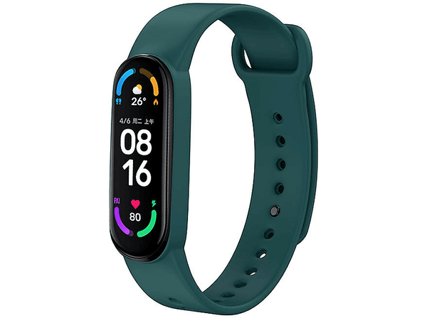 Opaska YUNMI do Xiaomi Mi Band 6/Mi 5 Cyjan