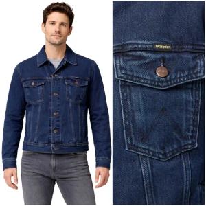 Wrangler Authentic Jacket kurtka jeansowa męska katana bez streczu M