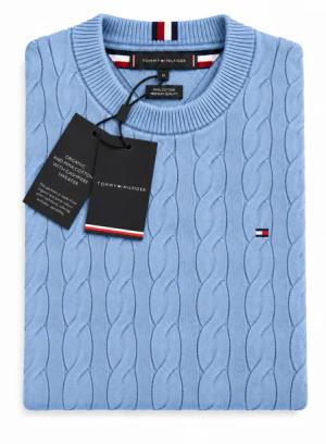 Tommy Hilfiger Sweter Męski Regular fit  Gruby roz. XL