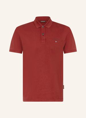 Napapijri Koszula Z Lnu Elbas Regular Fit rot