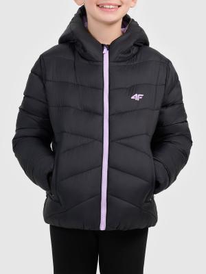 4F Winter Adventure kurtka puchowa dziecięca zimowa na co dzień czarna (128)