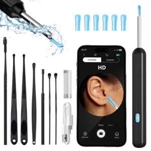 Otoskop Smart Kamera WiFi Endoskop HD do Czyszczenia Uszu z Aplikacją