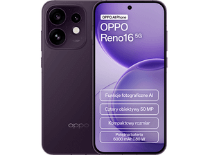 Smartfon OPPO Reno 16 5G 8 GB/ 256 GB Ciemnofioletowy