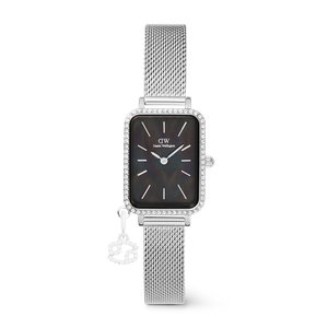 Daniel Wellington DW Watch Quadro Crystal Zodiac Sterling 20x26mm Silver