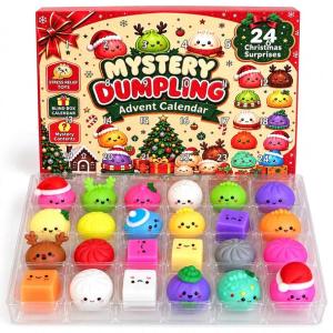 Kalendarz adwentowy squishy 24 niespodzianki gniotki sensoryczne