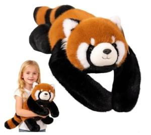 Miś obciążeniowy Ciężkomiś Red Panda Czerwona pluszak DUŻY 65cm 1kg ADHD
