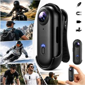 Kamera sportowa 4K PRO mini magnetyczna WiFi HDR kąt 140° 2h Pracy