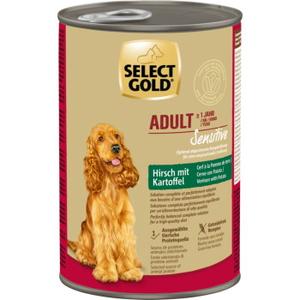SELECT GOLD mokra karma dla psa Sensitive Adult Jelenina z ziemniakami 24x400 g