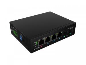 Lanberg Przełącznik ILGE-4P-2S-90 Light Industrial POE 1XBT 3XAT 2XSFP DIN Gigabit Ethernet