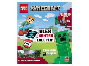Książka LEGO Minecraft. Alex kontra Creeper Wielokolorowy