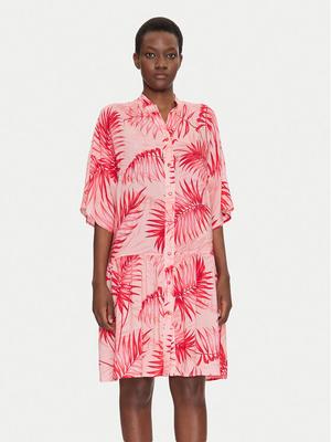 Liu Jo Beachwear Sukienka plażowa VA5125 T2961 Różowy Relaxed Fit