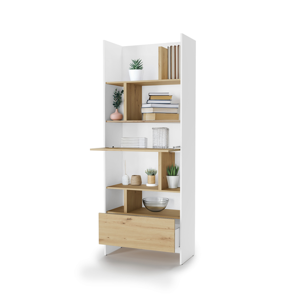 Regał Bed Concept BC-22 84x218x40 cm | Szary/Grafit | funkcjonalny | do półkotapczanu