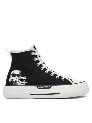 KARL LAGERFELD Trampki KL60654T Czarny