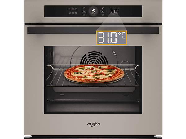 Piekarnik parowy WHIRLPOOL WOI4S8HM2SEA 73l Steam+ Pizza 310C Termoobieg Air Fry SoftClosing A+ Beżowy