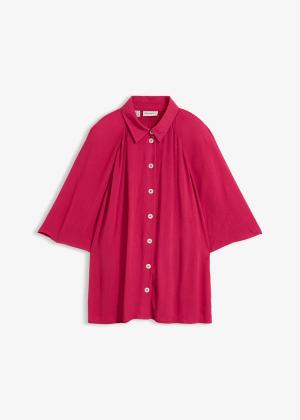 Bluzka oversize ze strukturalnej wiskozy