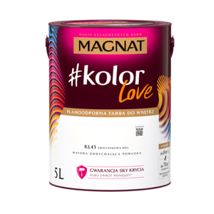 Farba #Kolor Love KL43 śmietankowa biel 5 l Magnat