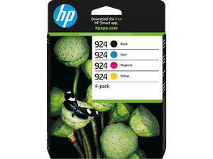 Zestaw tuszy HP 924 6C3Z1NE 4-pack (Czarny, Cyjan, Magenta, Żółty)