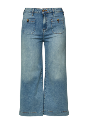 Jeans/Slim FitHigh Rise/Culotte