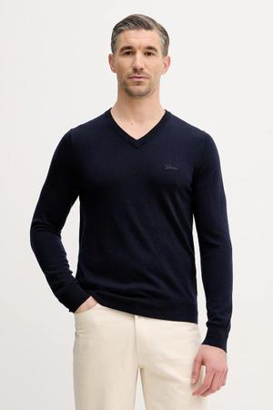 Guess sweter z domieszką jedwabiu DAREN