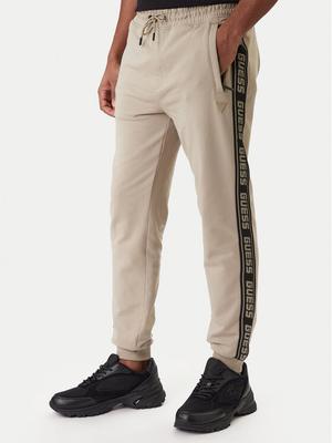 Guess Spodnie dresowe Z2YB19 K6ZS1 Beżowy Regular Fit