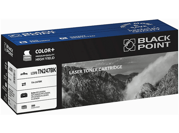 Kaseta z tonerem BLACK POINT LCBPBTN247BK Zamiennik Brother TN-247BK