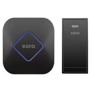 Dzwonek bezprzewodowy "EURA" WDP-83H2 "JAZZ" bezbateryjny, przycisk (kinetyczny), czarny